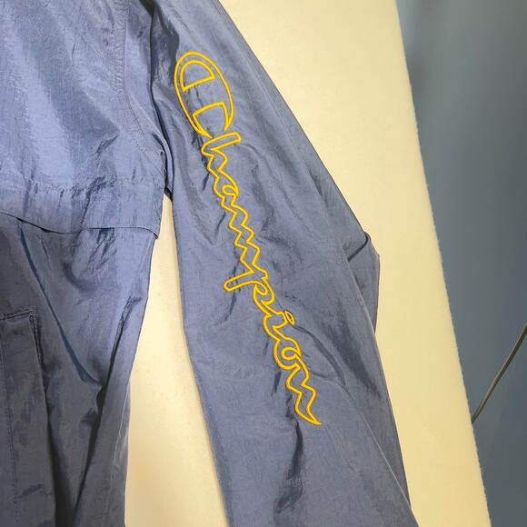 Champion 1/2 Zip Pullover XXL Vented Embroidered Logos Pockets Drawstring Waist - Picture 5 of 16